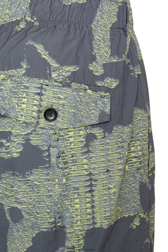 Diesel p-ferg hombres 4P44F397 vestir gris verde