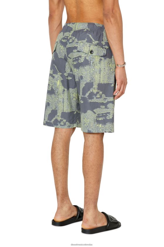 Diesel p-ferg hombres 4P44F397 vestir gris verde