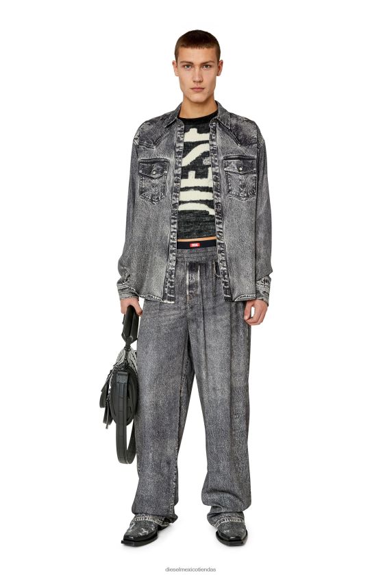 Diesel p-fergy-a hombres 4P44F381 vestir gris oscuro