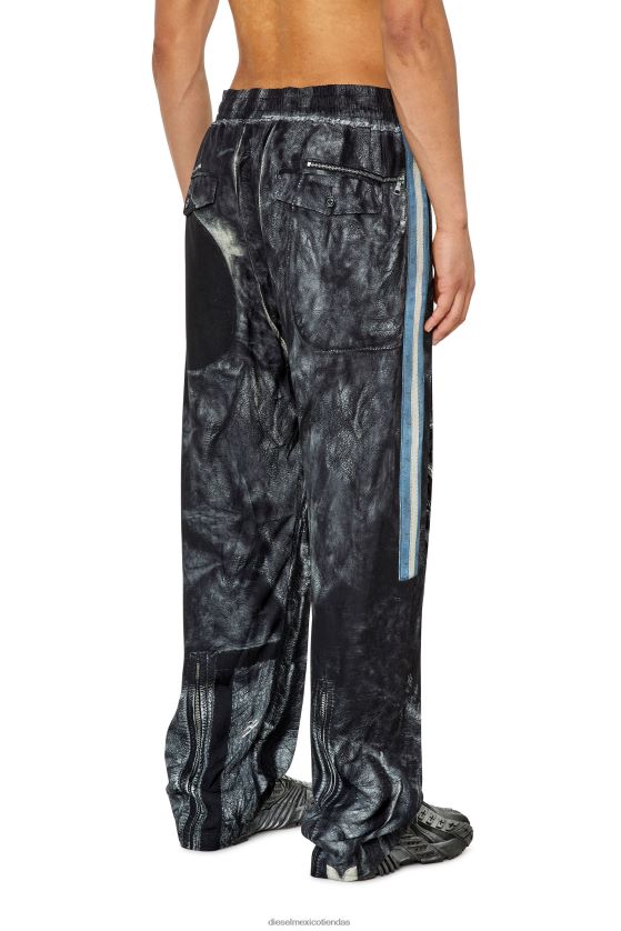 Diesel p-fergy-b hombres 4P44F409 vestir negro