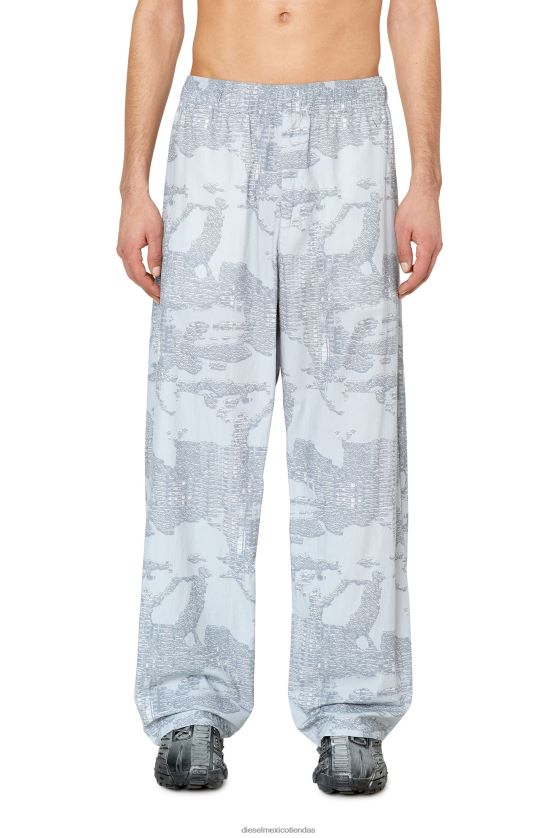 Diesel p-fergy-e hombres 4P44F406 vestir gris azulado
