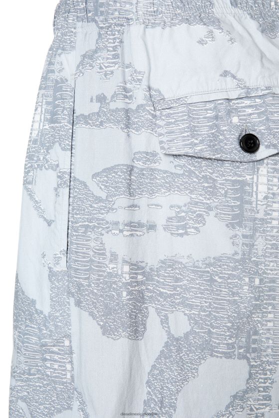 Diesel p-fergy-e hombres 4P44F406 vestir gris azulado