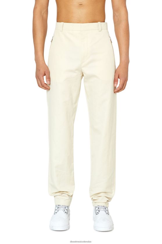 Diesel p-hann hombres 4P44F405 vestir blanco