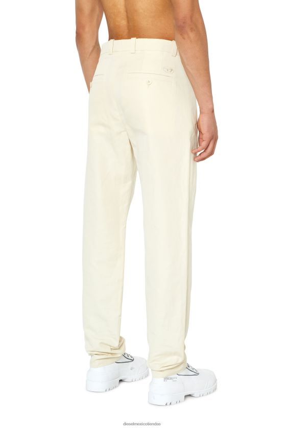 Diesel p-hann hombres 4P44F405 vestir blanco