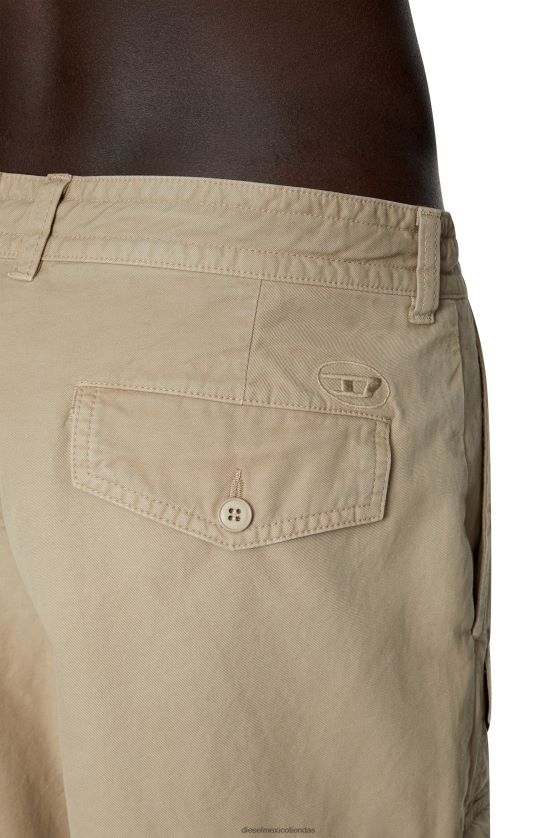 Diesel p-joffe-sho hombres 4P44F407 vestir beige