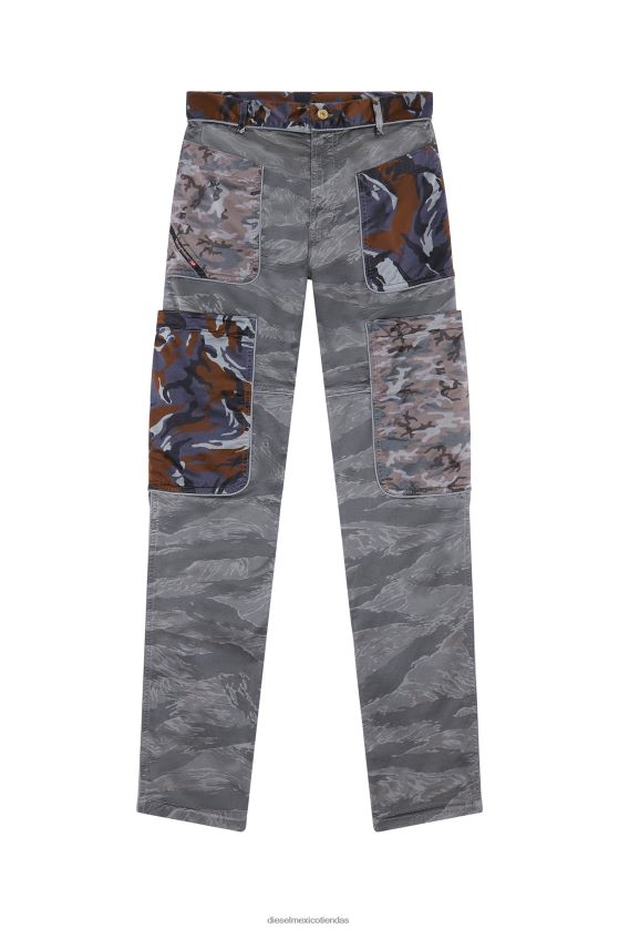 Diesel p-jose-cmf hombres 4P44F365 vestir gris marrón