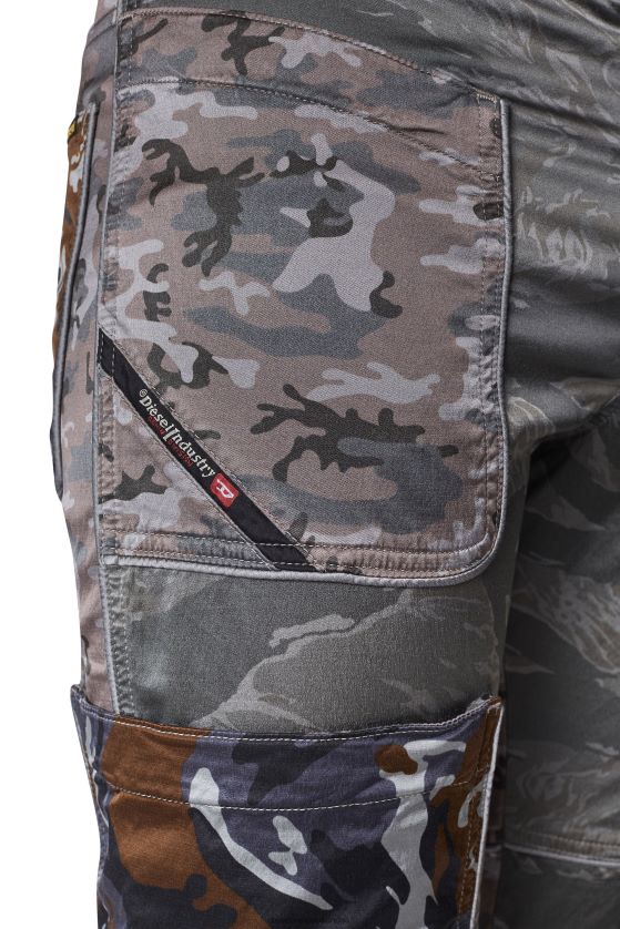 Diesel p-jose-cmf hombres 4P44F365 vestir gris marrón