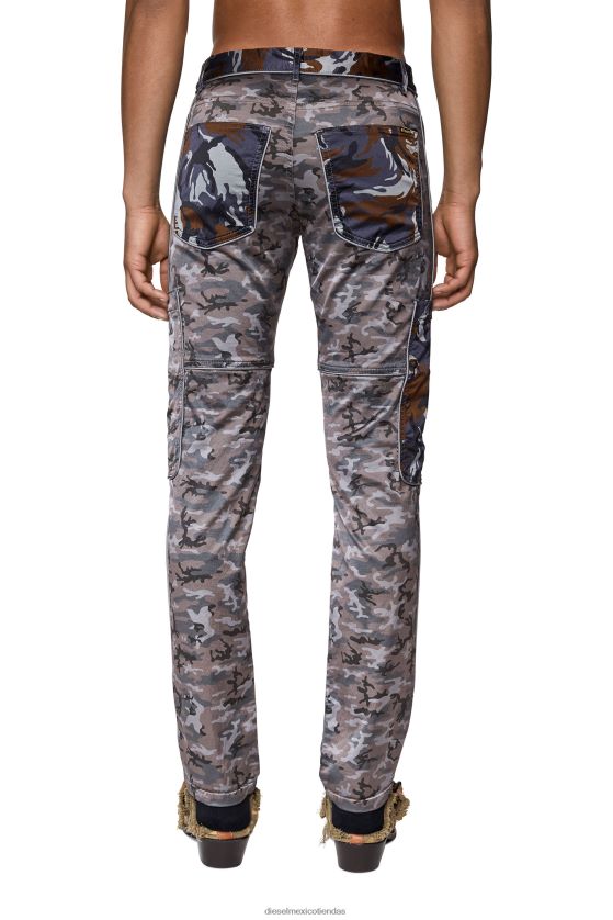 Diesel p-jose-cmf hombres 4P44F365 vestir gris marrón