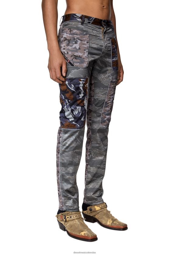 Diesel p-jose-cmf hombres 4P44F365 vestir gris marrón