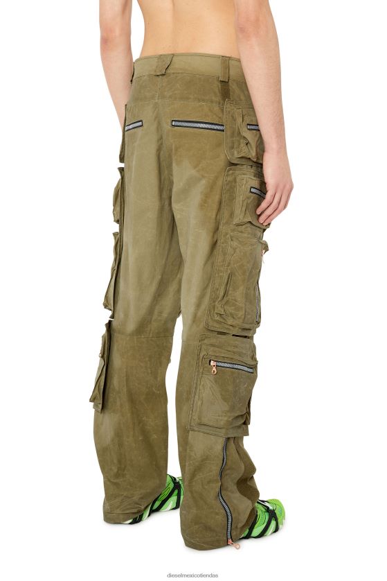 Diesel p-kon hombres 4P44F412 vestir verde militar