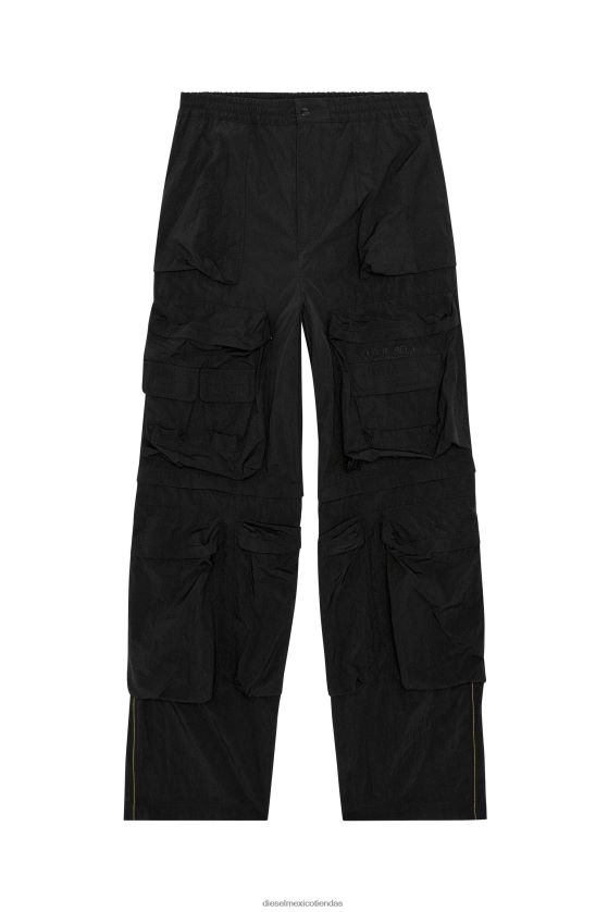 Diesel p-mancha hombres 4P44F349 vestir negro