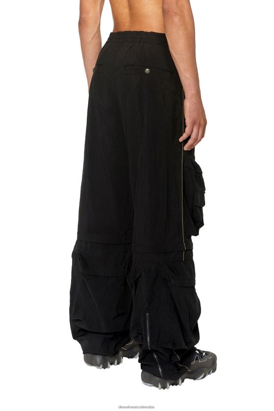 Diesel p-mancha hombres 4P44F349 vestir negro