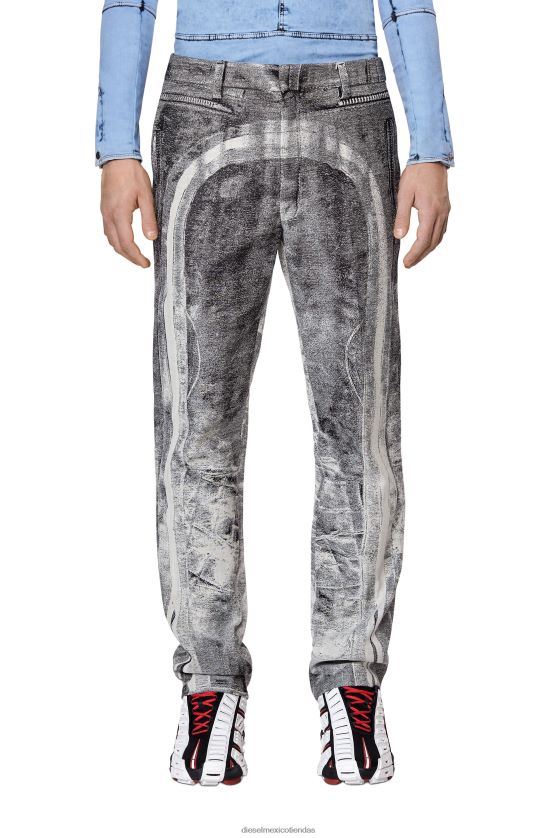 Diesel p-ono hombres 4P44F364 vestir gris