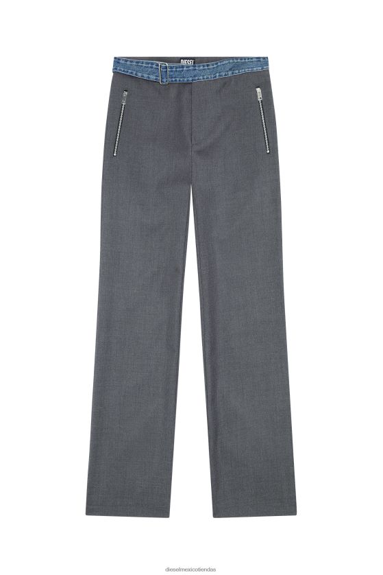 Diesel p-oro-a hombres 4P44F342 vestir gris oscuro