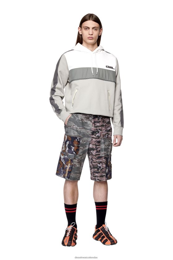 Diesel p-pierre-cmf hombres 4P44F337 vestir marrón gris
