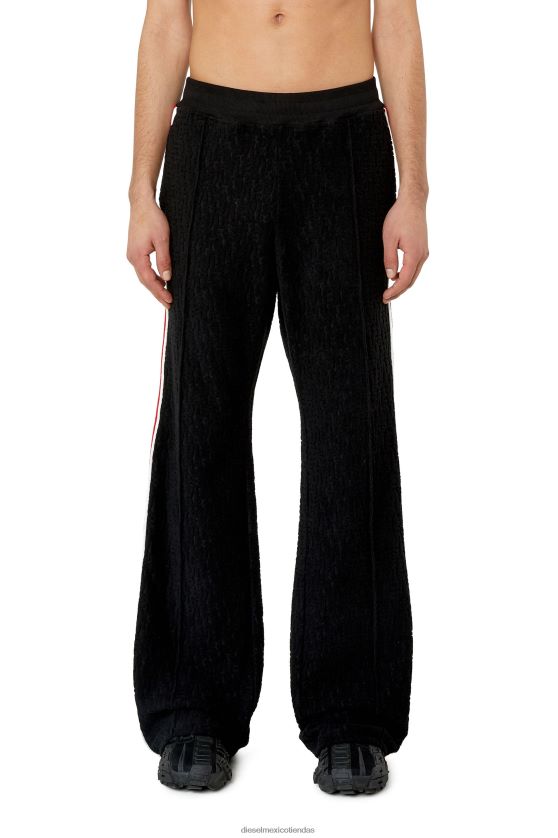Diesel p-zambero hombres 4P44F390 vestir negro