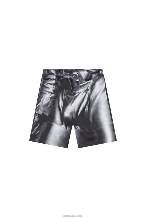 Diesel pr-p-peaje-sho-23 hombres 4P44F344 vestir negro
