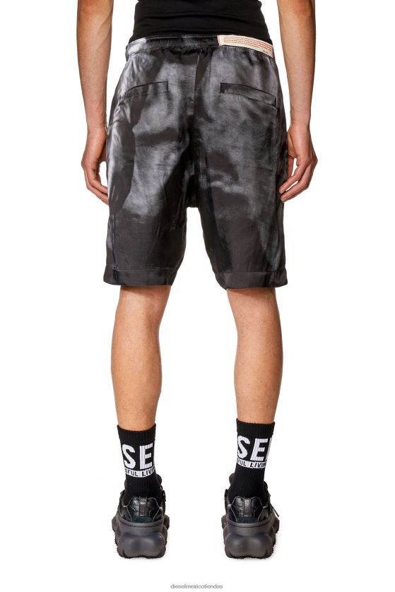 Diesel pr-p-peaje-sho-23 hombres 4P44F344 vestir negro
