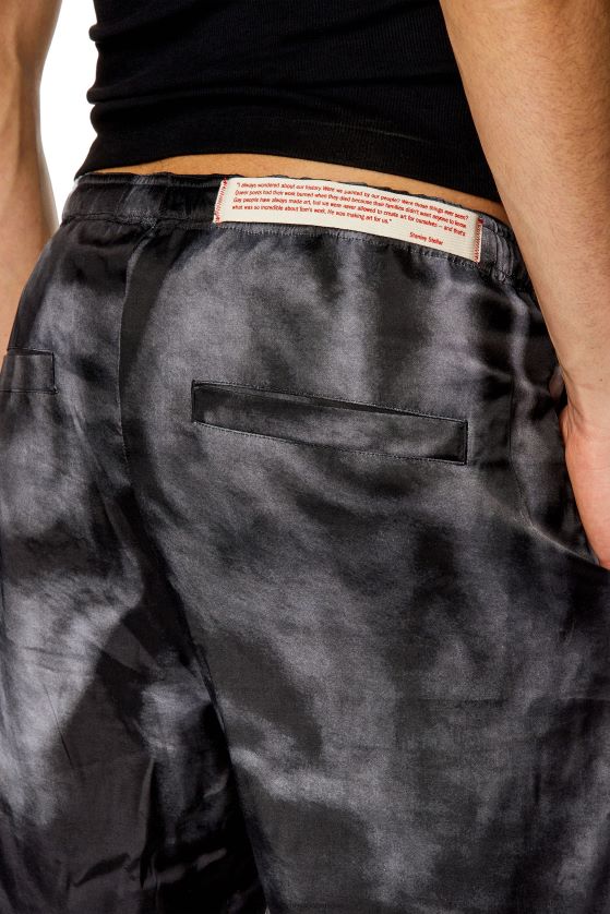 Diesel pr-p-peaje-sho-23 hombres 4P44F344 vestir negro