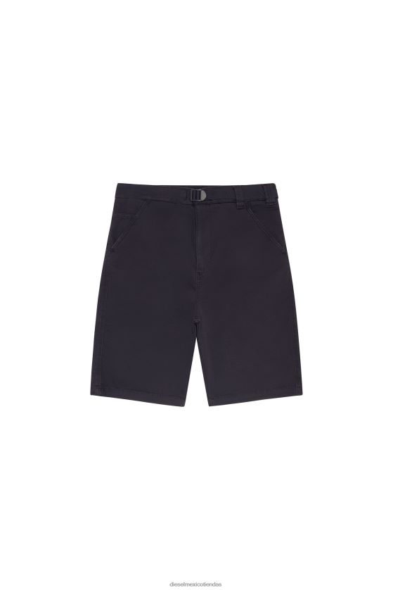 Diesel shorts chinos joggjeans de d-krooley hombres 4P44F383 vestir negro/gris oscuro