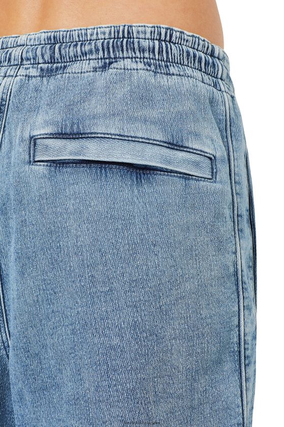 Diesel shorts de mezclilla deportivos d-boxy hombres 4P44F391 vestir azul claro