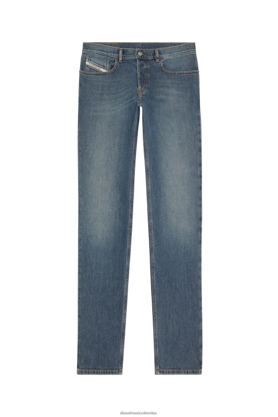 Diesel vaqueros tapered 2023 hombres 4P44F341 vestir azul medio