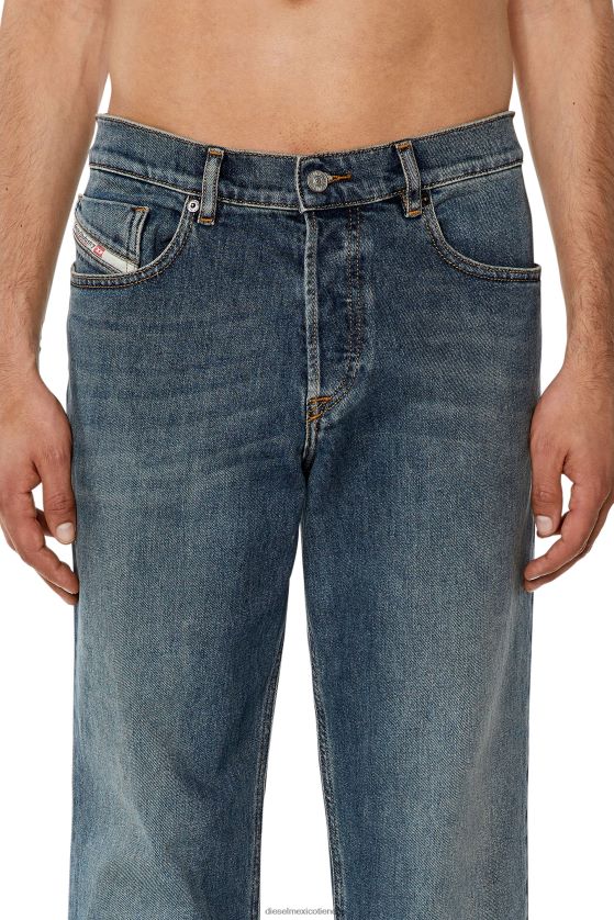 Diesel vaqueros tapered 2023 hombres 4P44F341 vestir azul medio