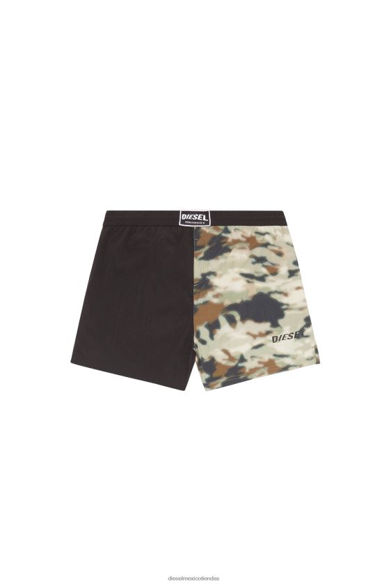 Diesel bmbx-nico hombres 4P44F475 vestir marrón oscuro