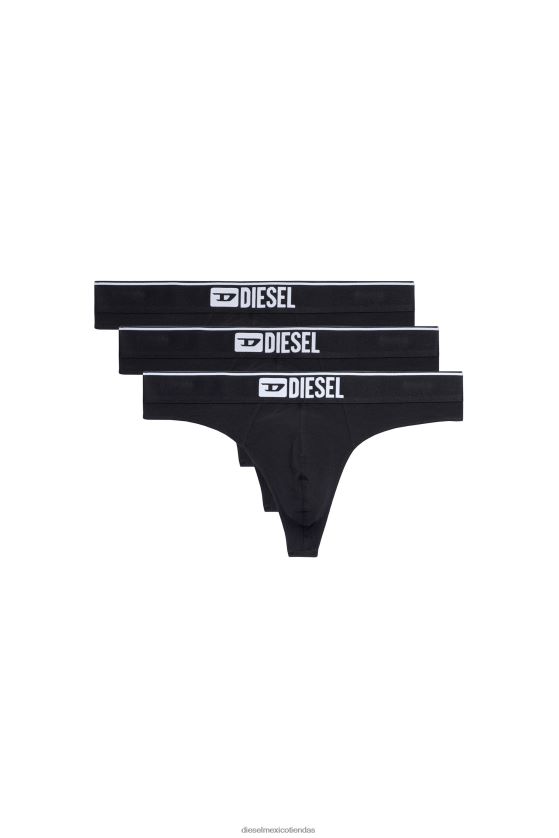 Diesel paquete de tres cuerdas umbr hombres 4P44F437 vestir negro