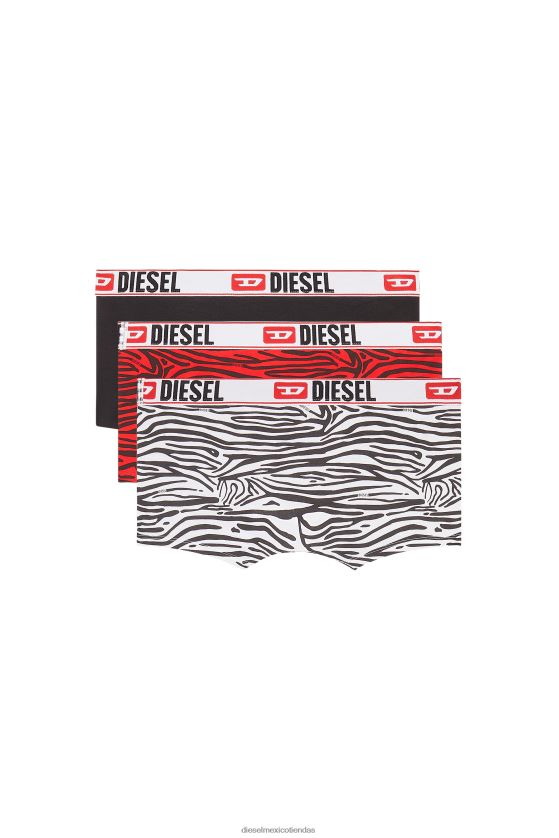 Diesel umbx-damien paquete de tres hombres 4P44F434 vestir blanco rojo