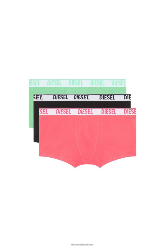 Diesel umbx-shawn paquete de tres hombres 4P44F429 vestir verde/rosa