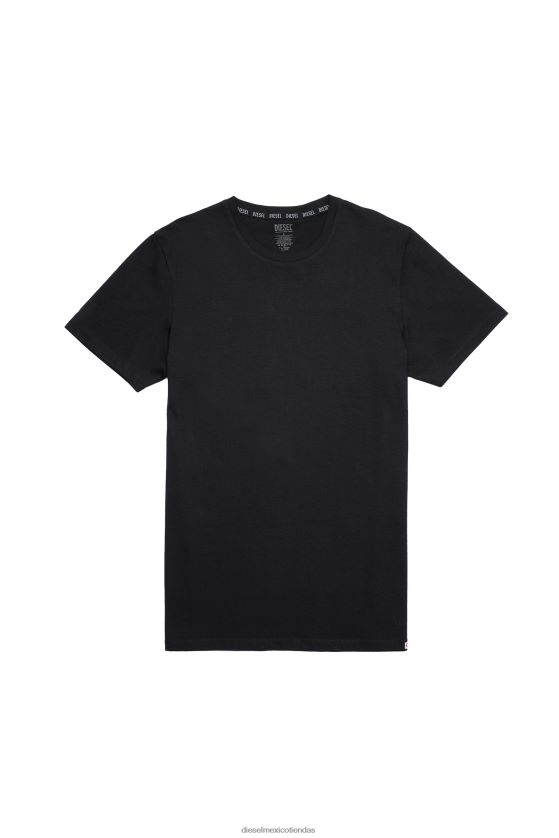 Diesel umtee-randal-tube-twopack hombres 4P44F443 vestir negro
