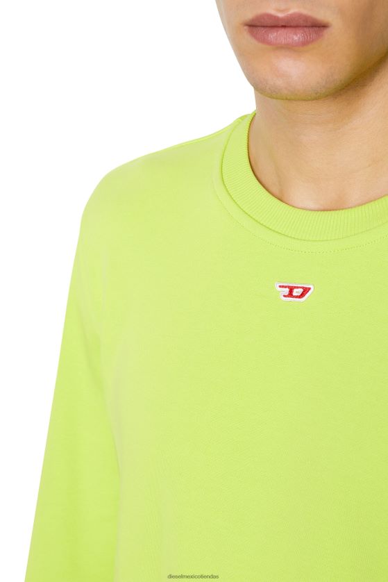 Diesel s-ginn-d hombres 4P44F96 vestir verde fluorescente