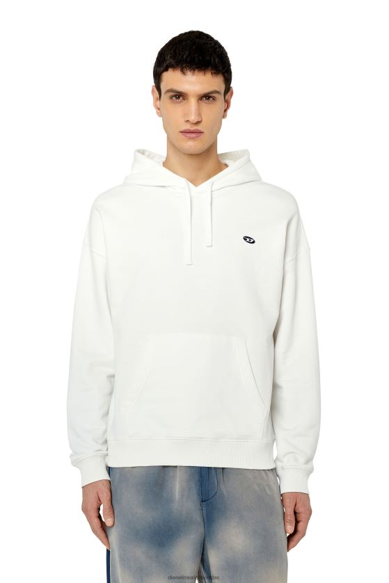 Diesel s-rob-hood-doval-pj hombres 4P44F147 vestir blanco