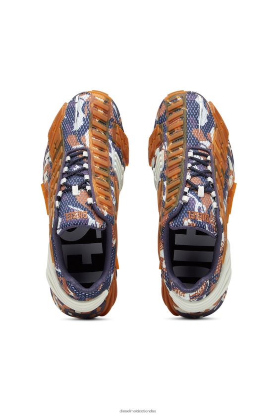 Diesel s-prototipo bajo hombres 4P44F518 calzado marrón/azul