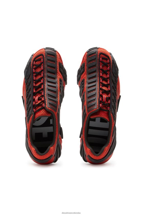 Diesel s-prototipo v2 hombres 4P44F523 calzado negro/rojo