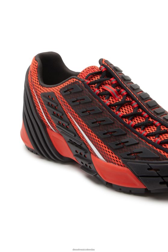 Diesel s-prototipo v2 hombres 4P44F523 calzado negro/rojo