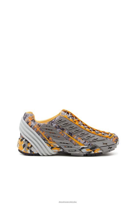 Diesel s-prototipo v2 hombres 4P44F532 calzado gris/naranja