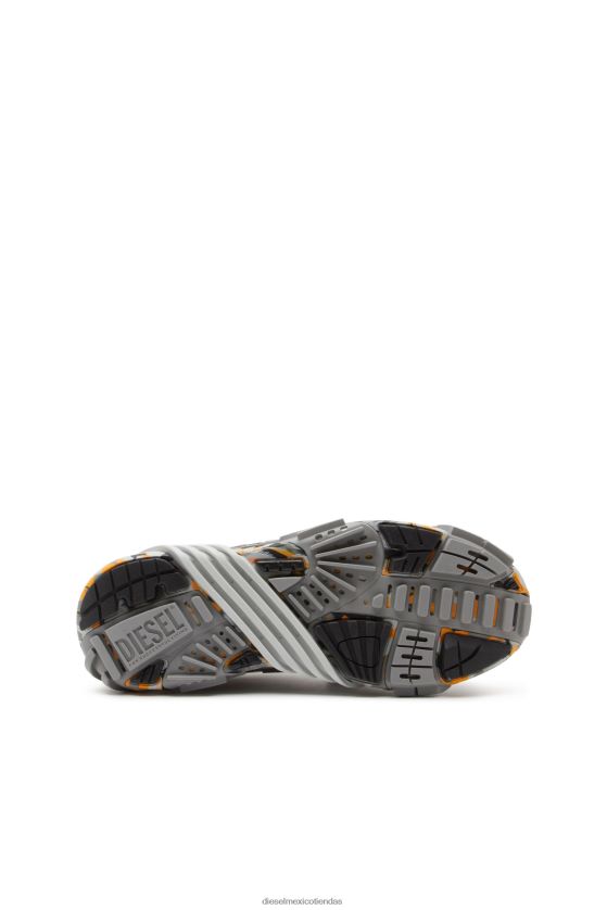 Diesel s-prototipo v2 hombres 4P44F532 calzado gris/naranja