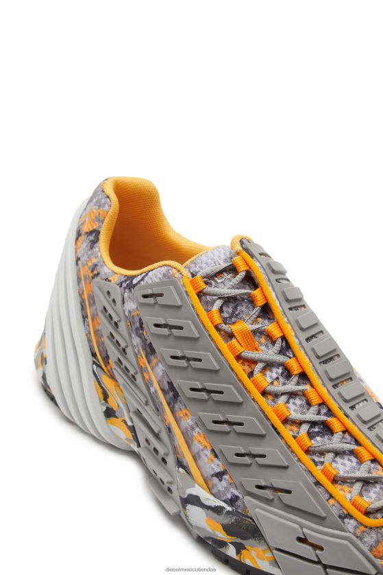 Diesel s-prototipo v2 hombres 4P44F532 calzado gris/naranja