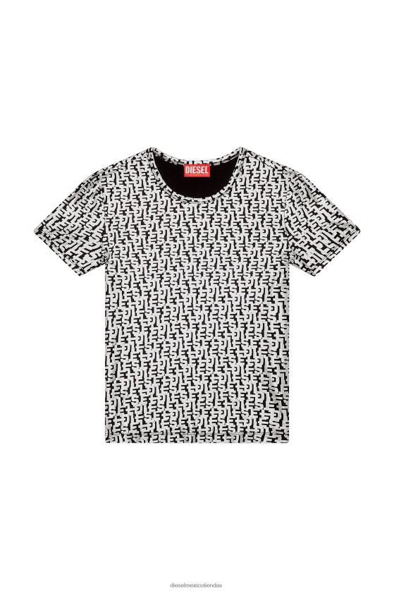 Diesel t-uncutie-largo-l5 mujer 4P44F920 vestir gris oscuro