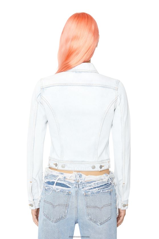 Diesel chamarra de camionero adelgazante mujer 4P44F773 vestir azul claro