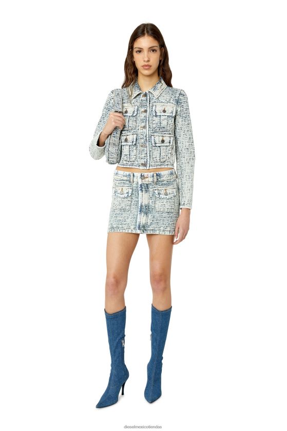 Diesel de-slimmy-fsb mujer 4P44F790 vestir azul claro