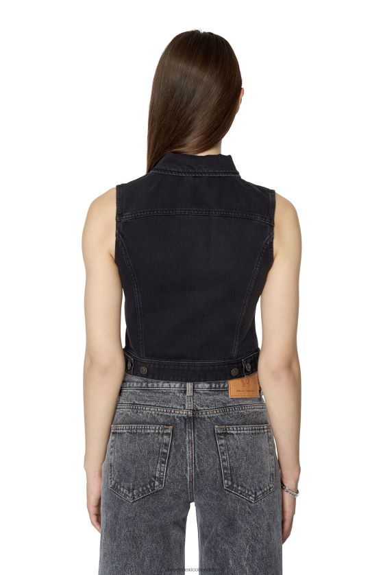 Diesel de-slimmy-sm mujer 4P44F777 vestir negro/gris oscuro