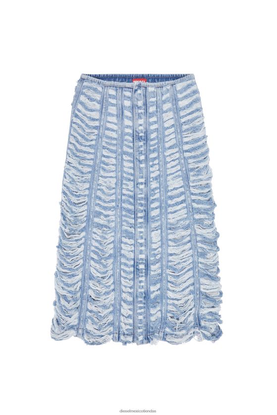 Diesel de-ghil-fsc mujer 4P44F1042 vestir azul claro