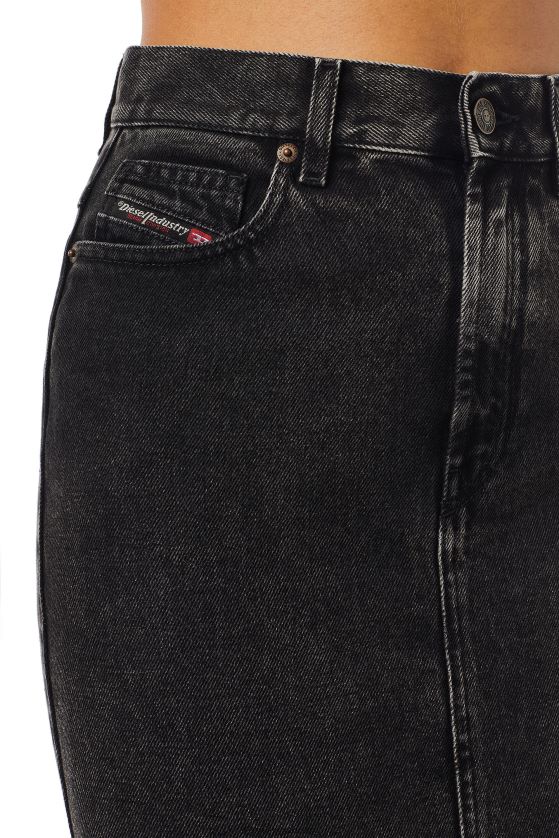 Diesel falda tubo deronny mujer 4P44F1031 vestir negro/gris oscuro