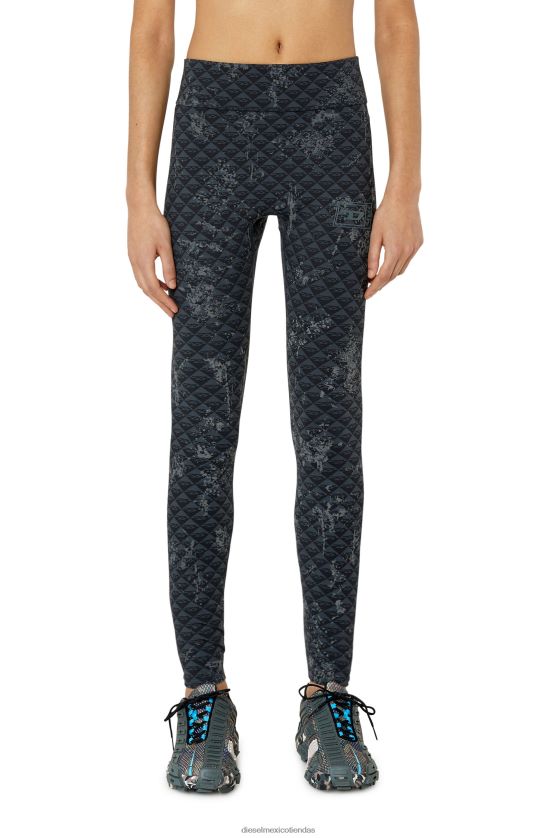 Diesel awsb-jonas-wt41 mujer 4P44F993 vestir negro