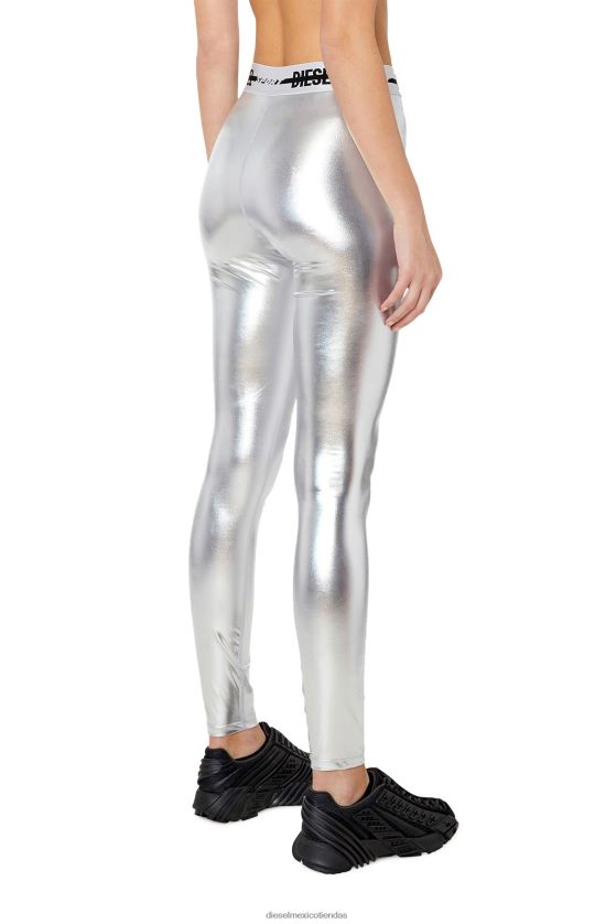 Diesel awsb-nelley-wt19 mujer 4P44F980 vestir plata
