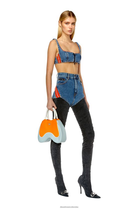 Diesel de-lunar-s mujer 4P44F1002 vestir azul medio