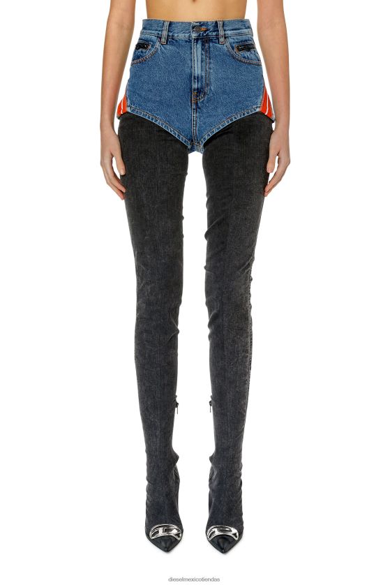 Diesel de-lunar-s mujer 4P44F1002 vestir azul medio